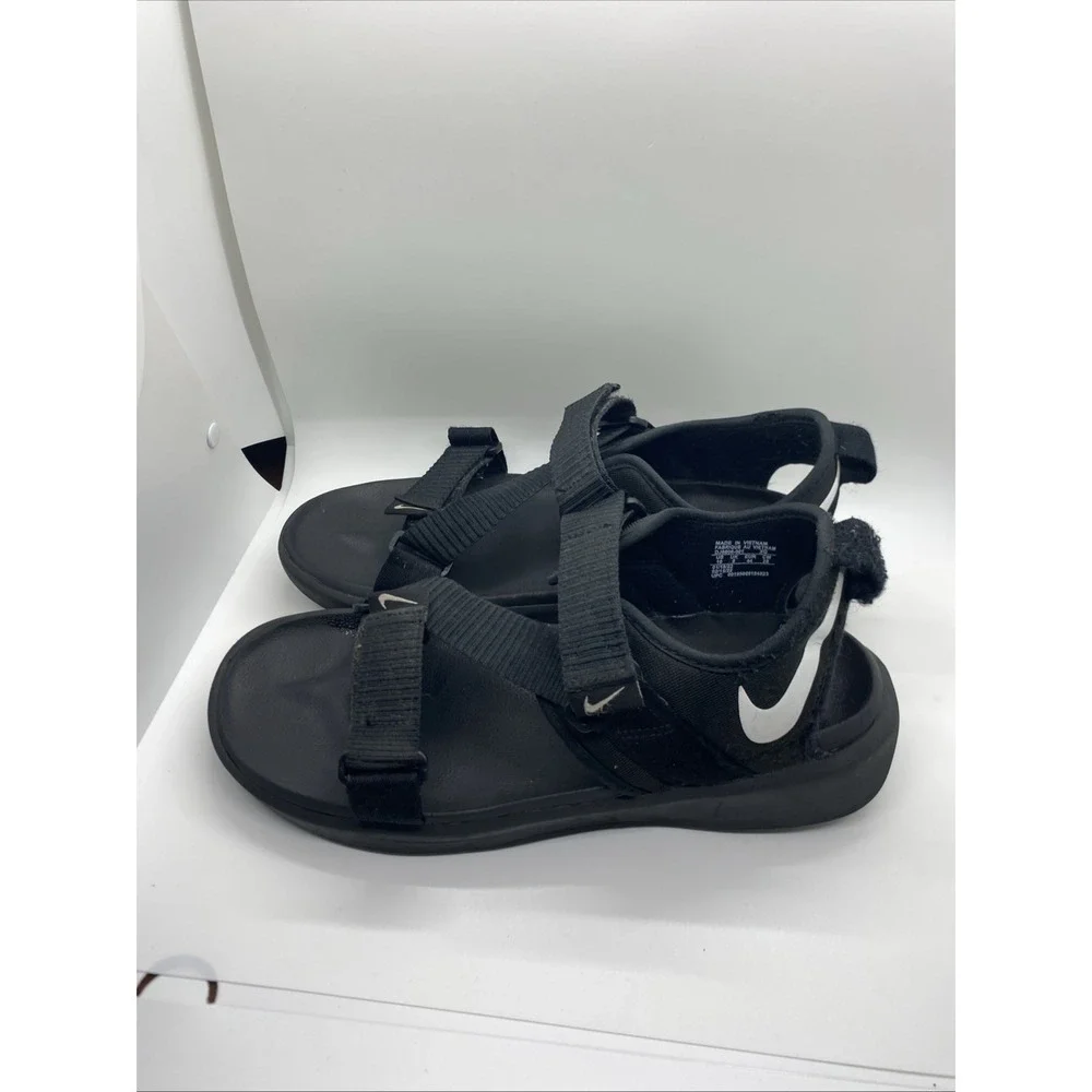 Nike Vista Men's Size 10 Sport Loop Strap Sandals Black w/ White DJ6606-001